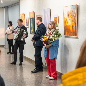 Tapyba ant drobės Vilnius Viktorija Starygina, dailininkė nuotrauka 2