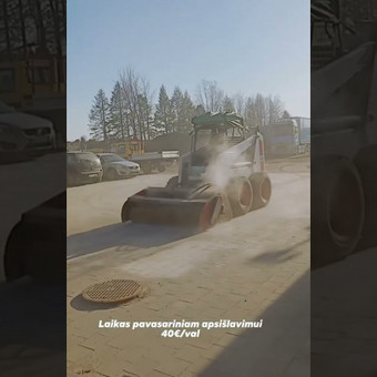 Bobcat 943 Svoris 4t, Kaušo plotis 2m, Kėlimo galia 1t., yra šluota su bunkeriu Šiauliai Auneksa UAB nuotrauka 18