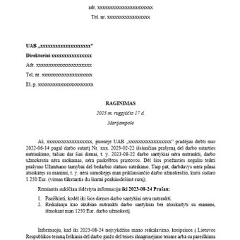 Darbo teisės paslaugos Marijampolė Gražina Smolskienė nuotrauka 3