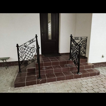 Laiptų turėklai Šilutės rajonas Metalo plazma nuotrauka 1