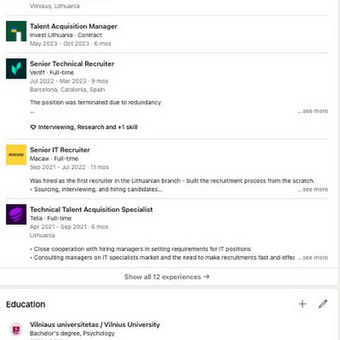 LinkedIn Vilnius Jurgita Žukauskaitė nuotrauka 3