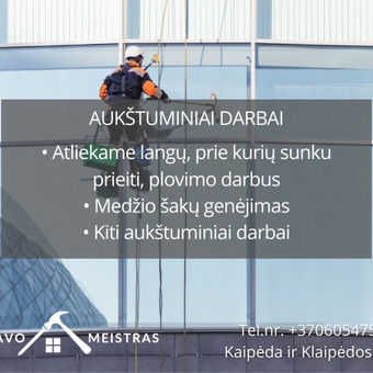 Aukštuminiai darbai Klaipėda Sergejus nuotrauka 20