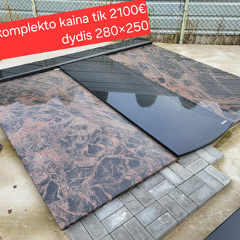 Granito plokštės kapams, dengimas Vilnius Vilkmena nuotrauka 5