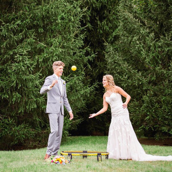 Žaidimo Spikeball nuoma Vilnius Lauko žaidimų nuoma nuotrauka 9