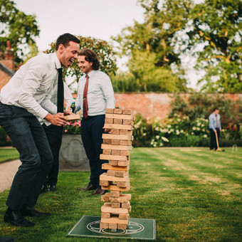 Žaidimo Mega jenga nuoma Vilnius Lauko žaidimų nuoma nuotrauka 2