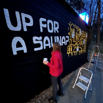 Grafiti piešimas Kauno rajonas Žiedūnė Aleknaitė nuotrauka 6