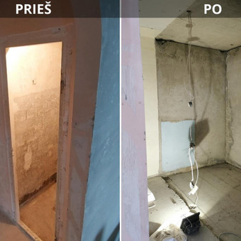 Darbas atliekamas per 2-3d.d., kaina yra nurodyta be išvežimo (atskirai). Kaunas MB Rimkuma nuotrauka 7 Vonios "kapsulių" ardymas Kaunas MB Rimkuma nuotrauka 7