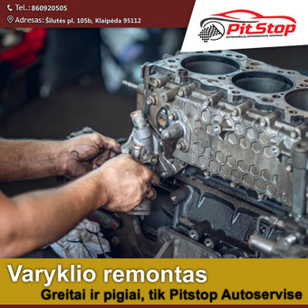 Atliekame visų tipų variklių remontą Klaipėda Pit Stop - Autoservisas nuotrauka 1 Variklių remontas Klaipėda Pit Stop - Autoservisas nuotrauka 1