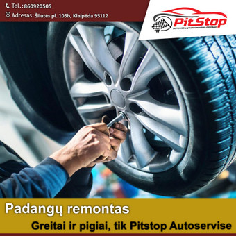 Padangų montavimas, balansavimas Klaipėda Pit Stop - Autoservisas nuotrauka 7 Padangų, ratų montavimas Klaipėda Pit Stop - Autoservisas nuotrauka 7