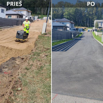 Privačių namų kelių, sodininkų bendrijų teritorijų kelių įrengimas ir remontas Vilnius UAB "Miesto inžineriniai sprendimai" nuotrauka 5