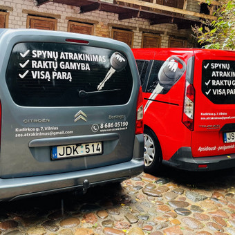 Avarinis automobilių atrakinimas Vilnius SOS Atrakinimas - auto raktų gamyba nuotrauka 3