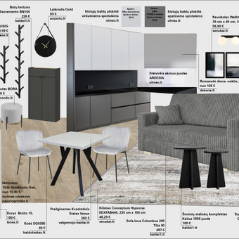 Interjero koncepto - moodboard'o kūrimas Kaunas Jurgita Degulė nuotrauka 6