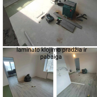 Laminato klojimas Vilnius Ignas S nuotrauka 2
