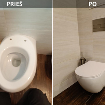Klozeto pajungimas Panevėžys Vytis Meilūnas nuotrauka 19