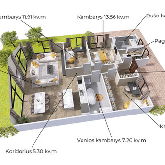 3D Planai Vilnius Gabriela Andrejeva nuotrauka 6