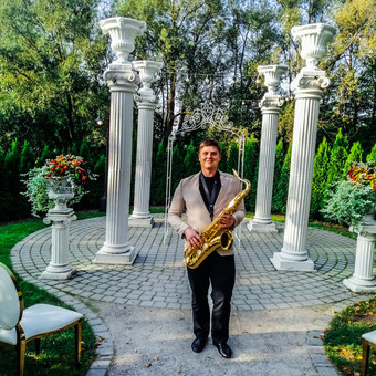 Saksofono muzika ceremonijos metu Klaipėda Giedrius Saksofonistas nuotrauka 9