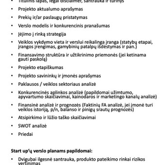 Verslo planų rengimas Vilnius Aurimas Bikulčius nuotrauka 1