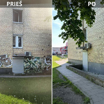 Srautinis paviršių valymas kvarciniu smėliu Vilnius Profesionalus paviršių valymas. nuotrauka 2
