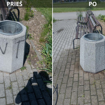 Spec. paviršių valymas Vilnius Profesionalus paviršių valymas. nuotrauka 11