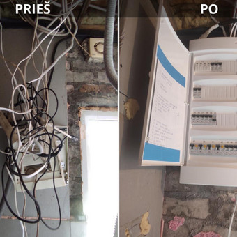Elektros skydo sumontavimas ir surinkimas Panevėžys Rokas Dausinas nuotrauka 10