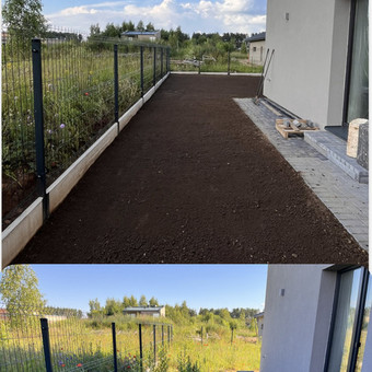 Vejos įrengimas: sėjimas, ruloninė veja Vilnius MB VO projektai nuotrauka 4