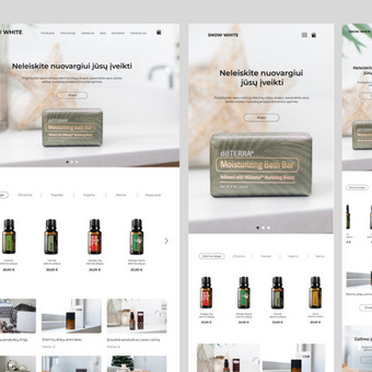 Svetainių dizainas (web design) Kaunas Živilė Ardzijauskienė nuotrauka 3