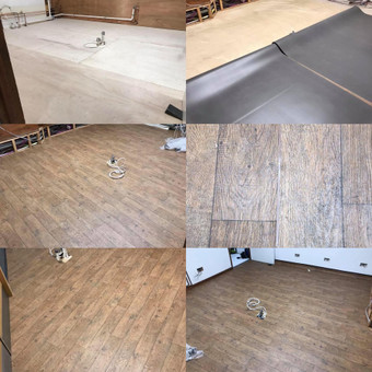 PVC dangos klojimas Vilnius Amatus projektai nuotrauka 6