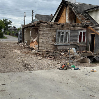 Senu stogu ardymas Marijampolė Mb Kzgriovimas nuotrauka 10