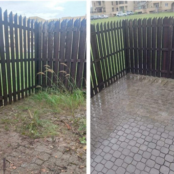 Trinkelių fasadų valymas-plovimas Šiauliai Renatas nuotrauka 7