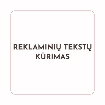 Trumpi reklaminiai tekstai soc. tinklams, baneriams ir kita. Vilnius Liveta Šikarskaitė nuotrauka 9 Reklaminių tekstų kūrimas Vilnius Liveta Šikarskaitė nuotrauka 9