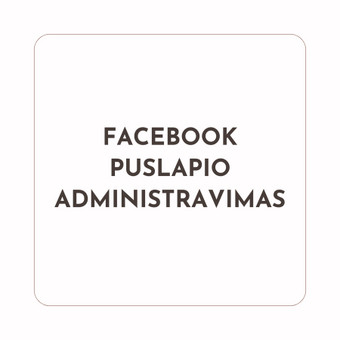 Mėnesio temų plano sudarymas, vizualinė ir tekstinė įrašų dalys, kėlimas į soc. tinklus bei rezultatų analizė. Vilnius Liveta Šikarskaitė nuotrauka 2 Facebook puslapio administravimas Vilnius Liveta Šikarskaitė nuotrauka 2
