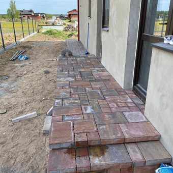 Laiptai iš trinkelių Kaunas Mindaugas nuotrauka 2