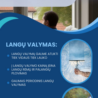 Langų valymas Vilnius Sonik Tvarka nuotrauka 11