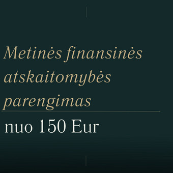 Finansinių ataskaitų rengimas, teikimas Vilnius Joana nuotrauka 3