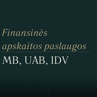 Buhalterio konsultacija Vilnius Joana nuotrauka 1