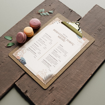 Kavinių ir restoranų meniu maketavimas Mažeikių rajonas Nendri design studio nuotrauka 8