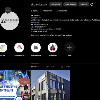 Instagram paskyros sukūrimas bei administravimas Kaunas Vitalijus nuotrauka 5