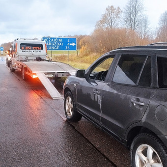 Pagalba užklimpus automobiliui Klaipėdos rajonas Pagalba kelyje Palangą 24/7 nuotrauka 5