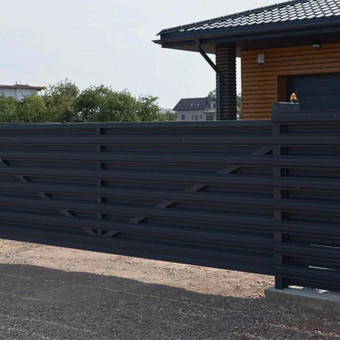 Kiemo vartai, gamyba Šiauliai Tvorų Namai nuotrauka 1