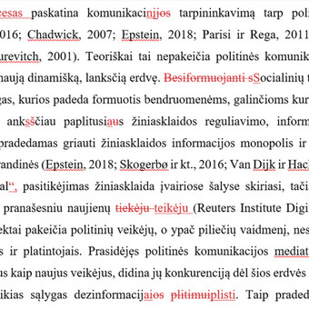 Baigiamųjų darbų redagavimas Šiauliai Redaktorė Rūta nuotrauka 8