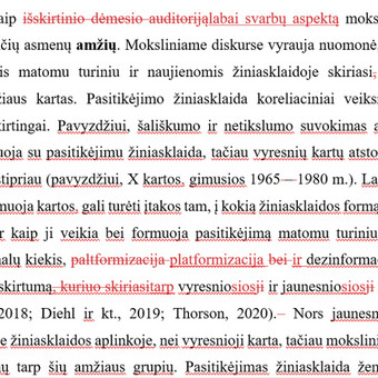 Mokslinių tekstų redagavimas Šiauliai Redaktorė Rūta nuotrauka 10
