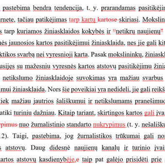 Klaidų taisymas Šiauliai Redaktorė Rūta nuotrauka 12