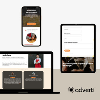 Landing page kūrimas reklaminėms kampanijoms Kaunas Vaiva Jankūnaitė nuotrauka 4