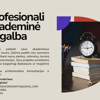 Mokslinio projekto temos sugalvojimas Kaunas UniWordsmith nuotrauka 10