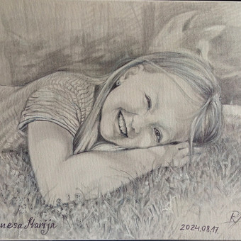 Portretai atlikti grafitu Klaipėda Rosita Ambrozevičienė nuotrauka 20