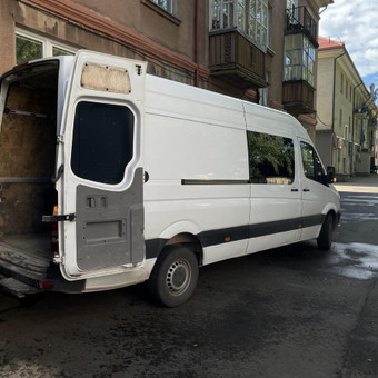 Krovinių pervežimas Klaipėda Mikroautobusų nuoma Klaipėda nuotrauka 2