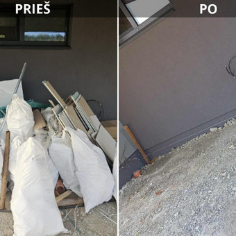 Buitinės technikos išvežimas Kaunas Siuksliu isvezimas Griovimo darbai nuotrauka 3