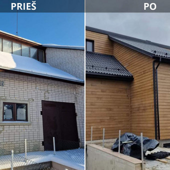Cedral ,fibrocementiniu ploksciu montavimas Kaunas "Roofas Lietuva" nuotrauka 3