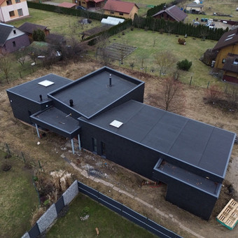 EPDM dangos montavimas Kaunas "Roofas Lietuva" nuotrauka 2