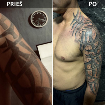 Laikinų tatuiruočių dirbtuvės renginiams Kaunas Rytis Songaila nuotrauka 3